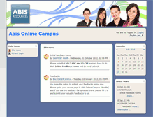 Tablet Screenshot of lms.abisresources.com